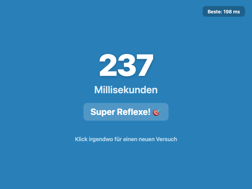 Reaktionstest
